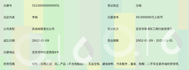 四川宜宾星原商贸有限责任公司